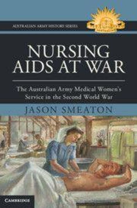 "NURSING AIDS AT WAR" von Jason Smeaton. Darstellung von Krankenschwestern bei der Pflege von Soldaten.