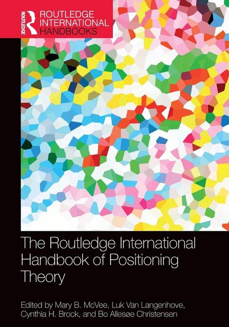 „The Routledge International Handbook of Positioning Theory“. Bunte, abstrakte Muster darüber.