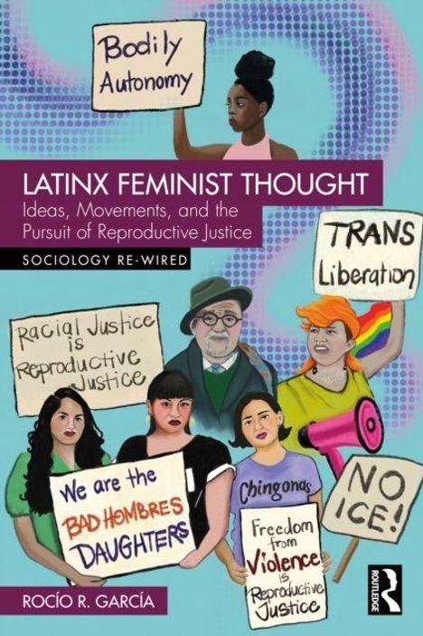 "Bodily Autonomy", "Trans Liberation", "Racial Justice is Reproductive Justice", bunte Gruppe von AktivistInnen mit Schildern.