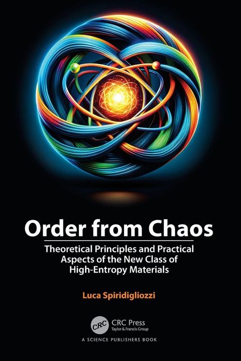 „Order from Chaos“ von Luca Spiridigliozzi. Abstrakte, leuchtende, bunte, verwobene Bänder um einen hellen Kern.