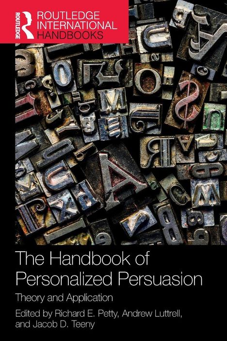 The Handbook of Personalized Persuasion: Theory and Application. Bunte Druckbuchstaben in Nahaufnahme.