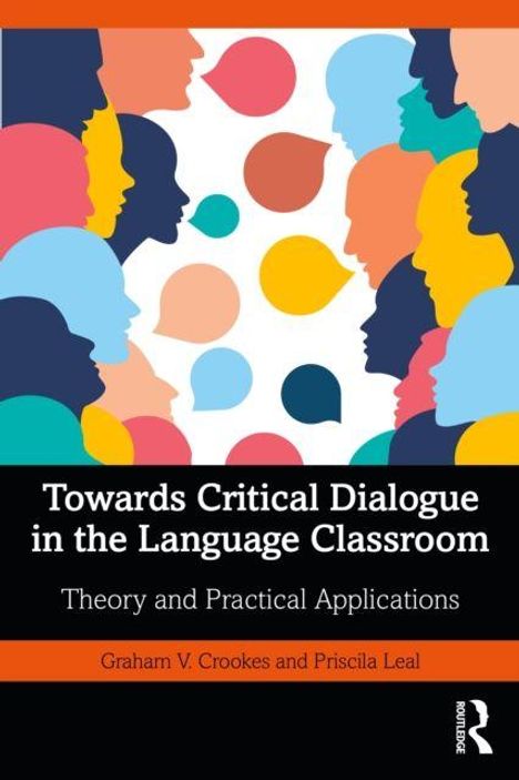 „Towards Critical Dialogue in the Language Classroom“ in weißem Text auf schwarzem Hintergrund, buntes Profilbild.