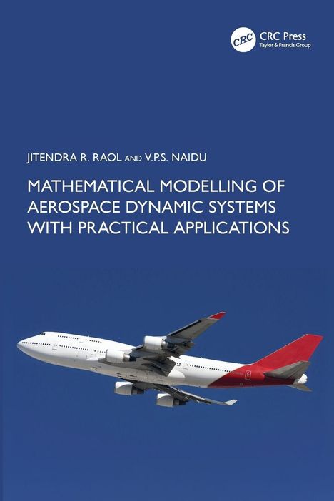Der Text lautet: "MATHEMATICAL MODELLING OF AEROSPACE DYNAMIC SYSTEMS WITH PRACTICAL APPLICATIONS." Ein Flugzeug fliegt.