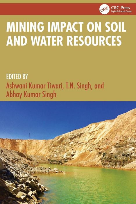 "Mining Impact on Soil and Water Resources." Herausgeber: Ashwani Kumar Tiwari, T.N. Singh, Abhay Kumar Singh. Wandgemälde einer Mine.