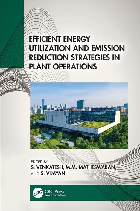 Titel: Effiziente Energienutzung und Emissionsreduktionsstrategien bei Betriebsanlagen. Bild: Gebäude mit begrüntem Dach.