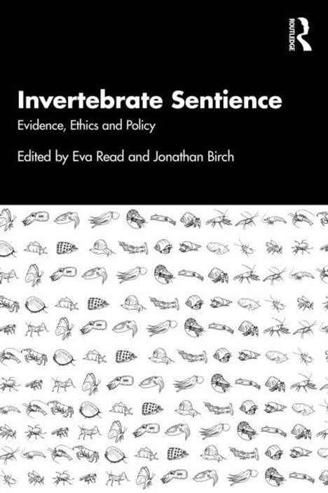 "Invertebrate Sentience: Evidence, Ethics and Policy." Bearbeitet von Eva Read und Jonathan Birch. Unten: Zeichnungen von Insekten.