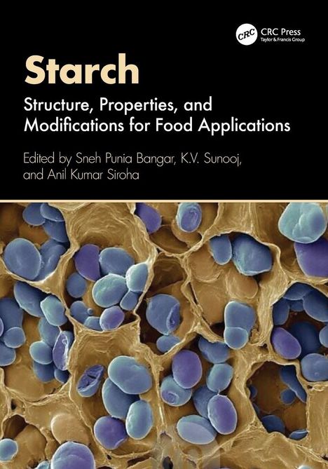 "Starch: Structure, Properties, and Modifications for Food Applications." Oben: Logo; unten: abstrakte, farbige Illustration.