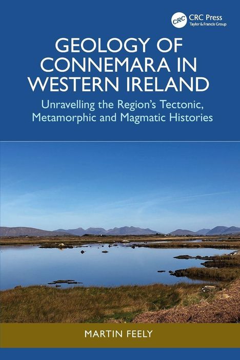 "Geology of Connemara in Western Ireland", darunter Landschaft mit See und Bergen. Autor: Martin Feely.