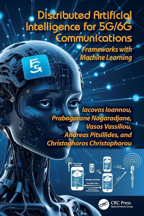 Titel: "Distributed Artificial Intelligence for 5G/6G Communications". 

Cover zeigt futuristische Roboter-Figur.
