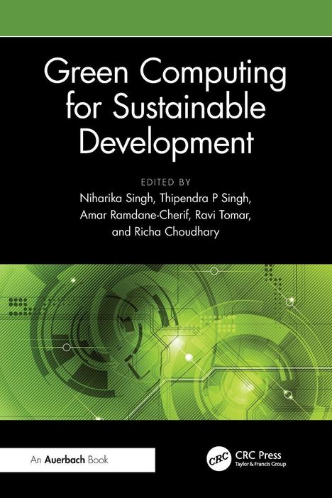 "Green Computing for Sustainable Development" steht oben, darunter die Herausgeber. Grafisch dominieren grüne, abstrakte Muster.