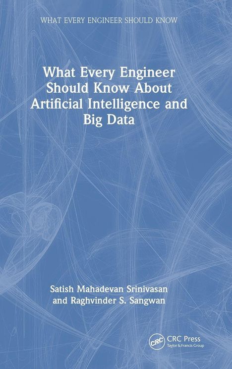 "What Every Engineer Should Know About Artificial Intelligence and Big Data" steht in Weiß auf blauem Hintergrund.