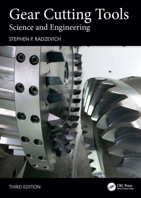 "Gear Cutting Tools: Science and Engineering" von Stephen P. Radzevich. Große Zahnräder in einer Nahaufnahme.