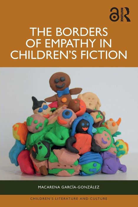 THE BORDERS OF EMPATHY IN CHILDREN'S FICTION. Knetfiguren mit lachenden Gesichtern übereinander gestapelt.