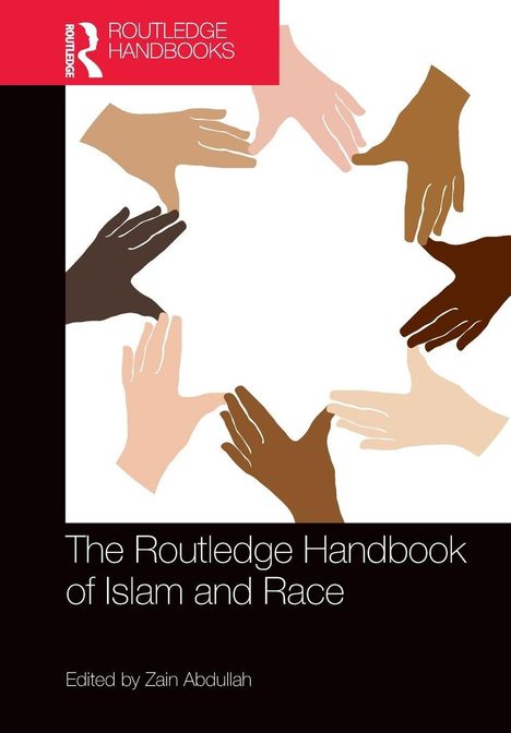 Ein Buchcover mit Händen in verschiedenen Hauttönen, die einen Stern formen. Oben steht "ROUTLEDGE HANDBOOKS".