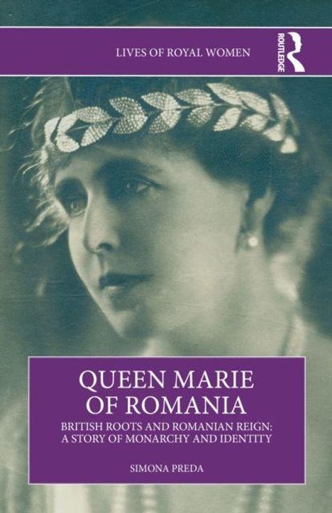 "Queen Marie of Romania" von Simona Preda. Bild einer Frau mit Diadem, melancholischer Ausdruck.