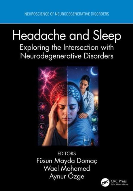 „Headache and Sleep: Exploring the Intersection with Neurodegenerative Disorders“. Illustration: Frau mit Kopfschmerzen.