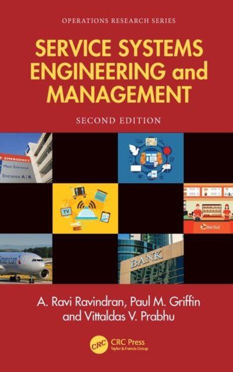 SERVICE SYSTEMS ENGINEERING and MANAGEMENT, Second Edition. Verschiedene Illustrationen von Dienstleistungen.