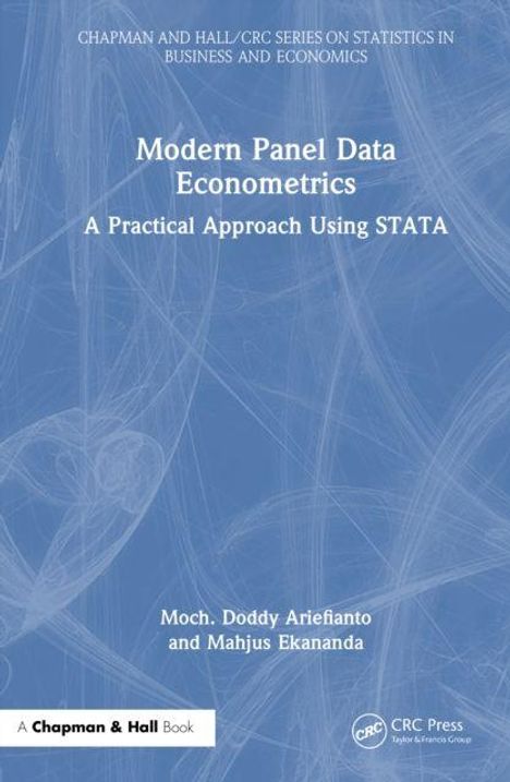 Oben: "CHAPMAN AND HALL/CRC SERIES ON STATISTICS IN BUSINESS AND ECONOMICS." Titel: "Modern Panel Data Econometrics."