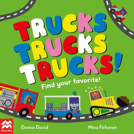 Donna David: Trucks Trucks Trucks!, Buch