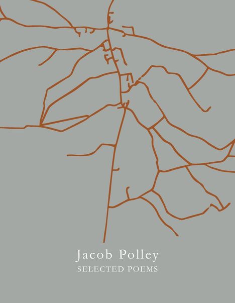 „Jacob Polley, Selected Poems“ steht unten. Oben verlaufen braune Linien auf grauem Hintergrund.