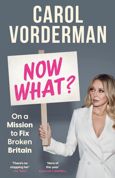 Carol Vorderman: Now What?, Buch