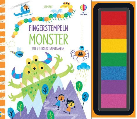 Fiona Watt: Fingerstempeln: Monster, Buch