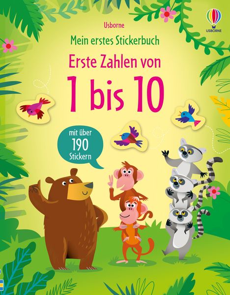 Mein erstes Stickerbuch: Erste Zahlen von 1 bis 10, Buch