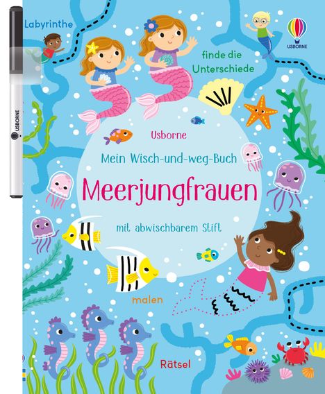 Mein Wisch-und-weg-Buch: Meerjungfrauen, Buch