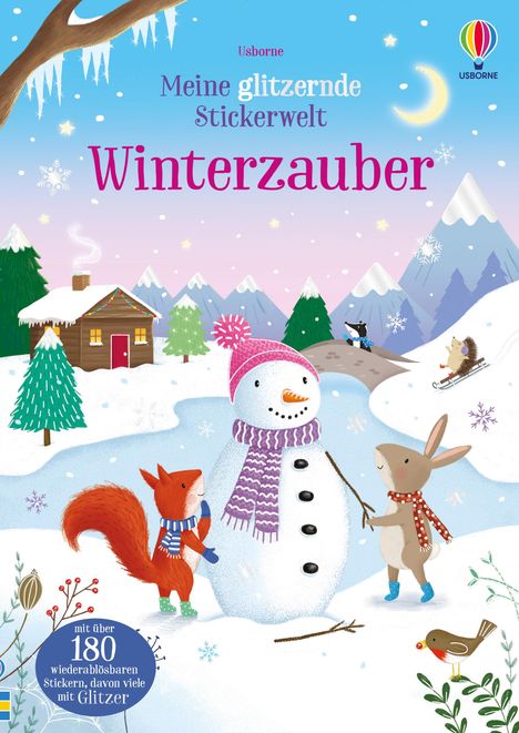 Meine glitzernde Stickerwelt: Winterzauber, Buch