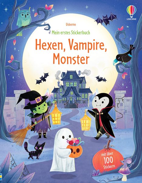 Mein erstes Stickerbuch: Hexen, Vampire, Monster, Buch