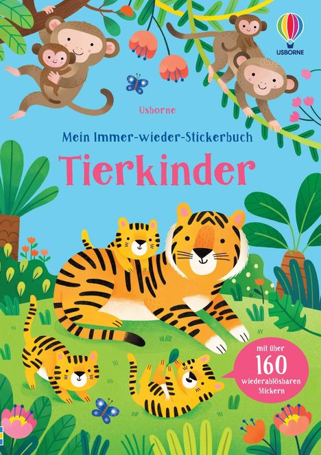Mein Immer-wieder-Stickerbuch: Tierkinder, Buch