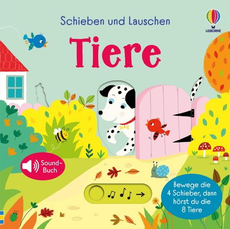 Schieben und Lauschen: Tiere, Buch