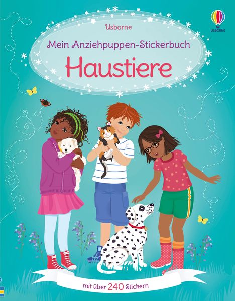 Mein Anziehpuppen-Stickerbuch: Haustiere, Buch