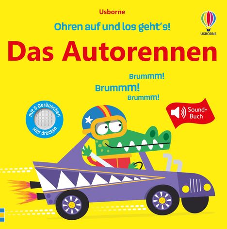 Ohren auf und los geht's! Das Autorennen, Buch