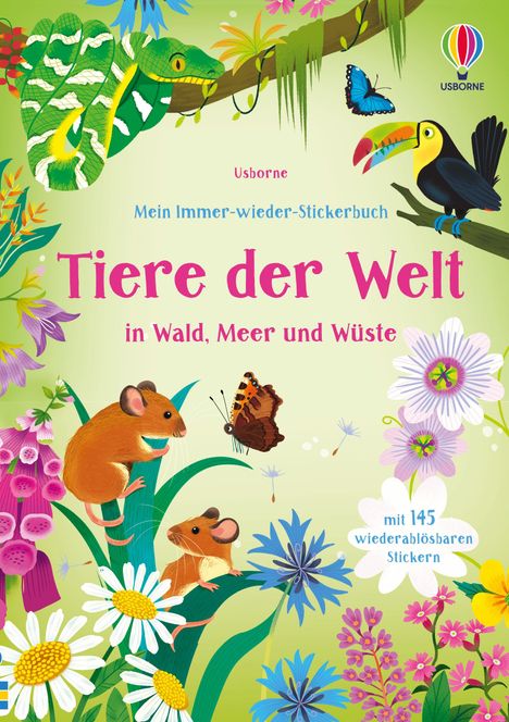 Mein Immer-wieder-Stickerbuch: Tiere der Welt, Buch