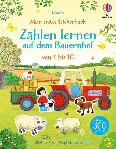 Mein erstes Stickerbuch: Zählen lernen auf dem Bauernhof, Buch