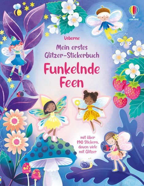 Mein erstes Glitzer-Stickerbuch: Funkelnde Feen, Buch