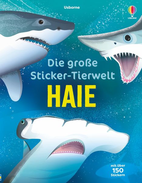 Die große Sticker-Tierwelt: Haie, Buch