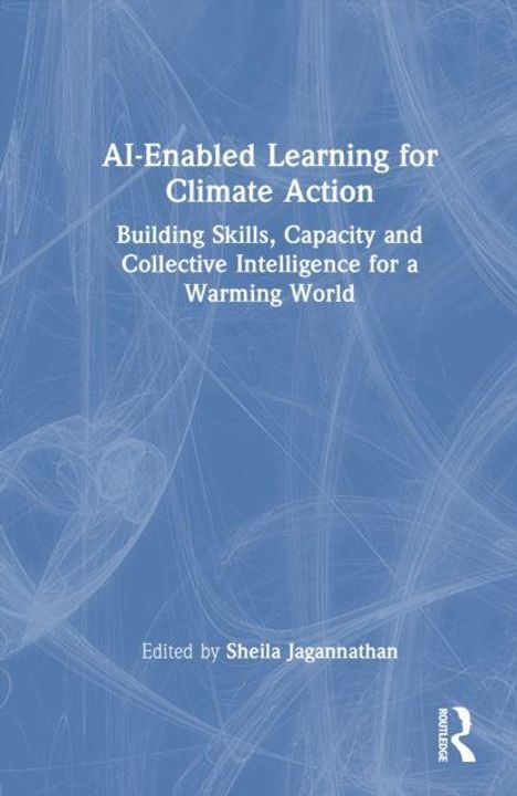 Titel: "AI-Enabled Learning for Climate Action". Herausgeber: Sheila Jagannathan. Hellblaue Cover mit abstraktem Muster.