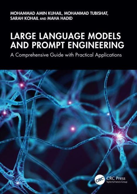 Oben stehen vier Autorennamen. Im Zentrum der Titel: "Large Language Models and Prompt Engineering". Wissenschaftliches Design.