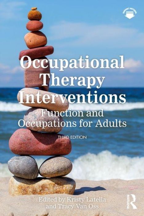„Occupational Therapy Interventions: Function and Occupations for Adults, Third Edition.“ Steinturm am Strand, Meer im Hintergrund.