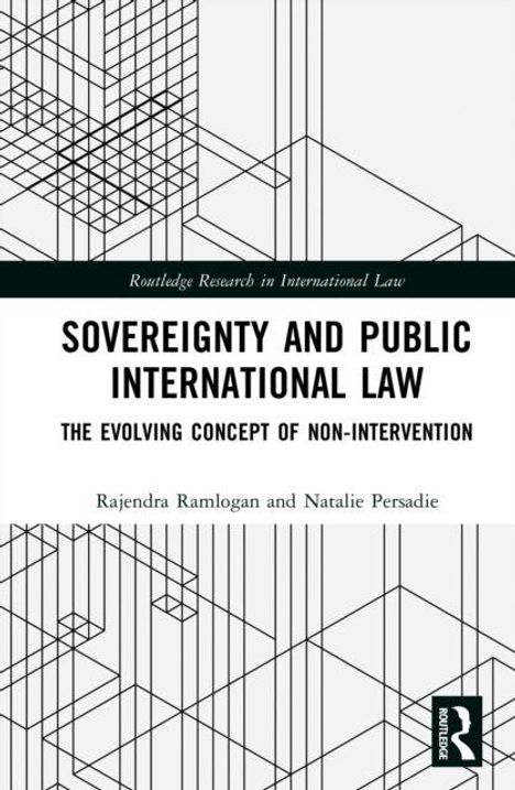 "SOVEREIGNTY AND PUBLIC INTERNATIONAL LAW: THE EVOLVING CONCEPT OF NON-INTERVENTION" steht auf einem geometrischen Muster.