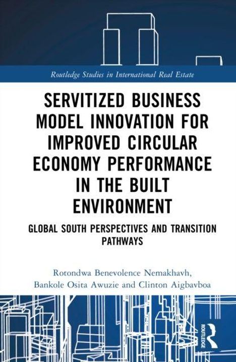 "SERVITIZED BUSINESS MODEL INNOVATION FOR IMPROVED CIRCULAR ECONOMY PERFORMANCE..." steht groß auf Buchcover.
