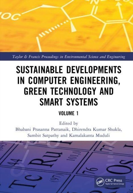 Titeltext: "Sustainable Developments in Computer Engineering, Green Technology and Smart Systems, Volume 1". CRC Press Logo unten rechts.