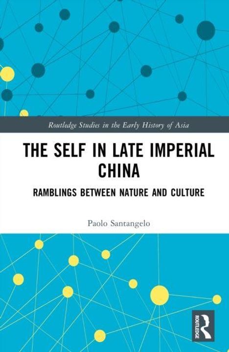 "The Self in Late Imperial China: Ramblings Between Nature and Culture" von Paolo Santangelo. Illustration mit blauen und gelben Kreisen.