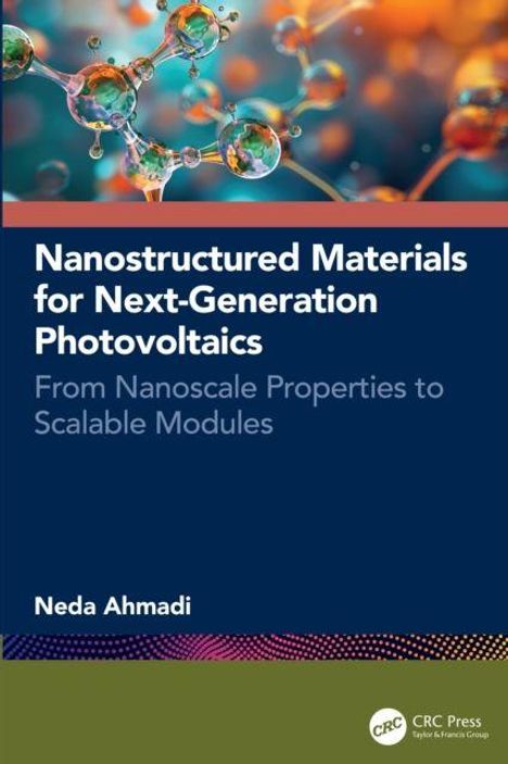 "Nanostructured Materials for Next-Generation Photovoltaics", Buchcover mit Molekül-Illustration im Hintergrund.