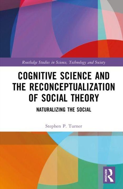 Titel: "Cognitive Science and the Reconceptualization of Social Theory." Ein abstraktes Design mit bunten geometrischen Formen.