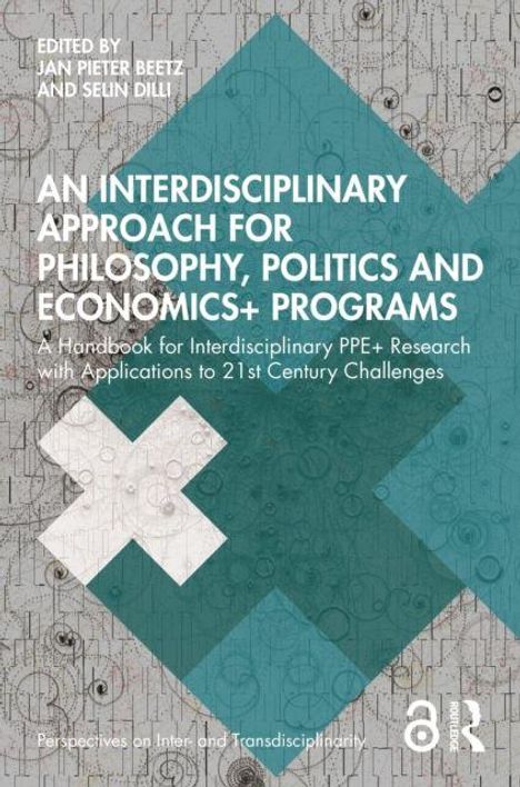 Titel: "An Interdisciplinary Approach for Philosophy, Politics and Economics+ Programs". Muster und geometrische Formen im Hintergrund.