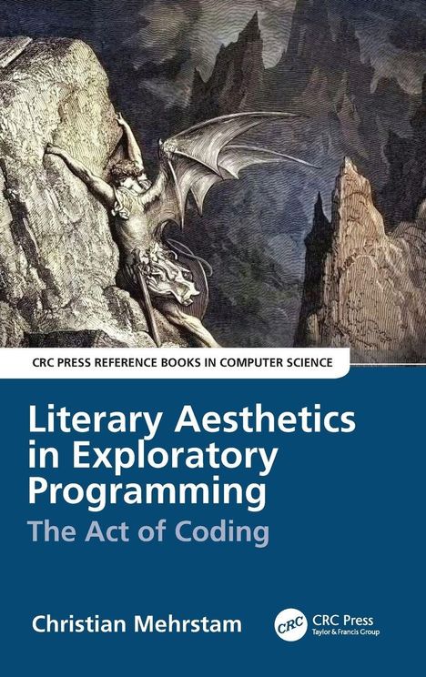"LITERARY AESTHETICS in Exploratory Programming. The Act of Coding. Christian Mehrstam. Illustration: Engel mit Flügeln."