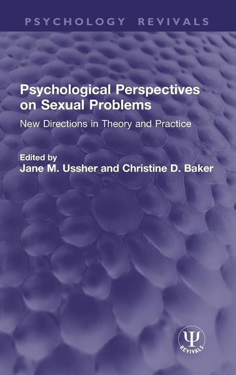 Titel: "Psychological Perspectives on Sexual Problems". Hintergrund: Lila Struktur, Logo unten rechts.